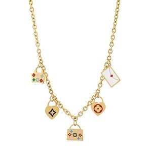 Heart & Multi Charm Necklace